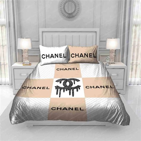 chanel duvet cover cheap|chanel logo comforter set.